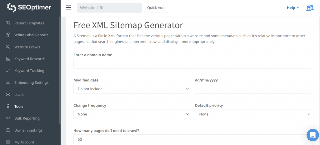 xml sitemap generator